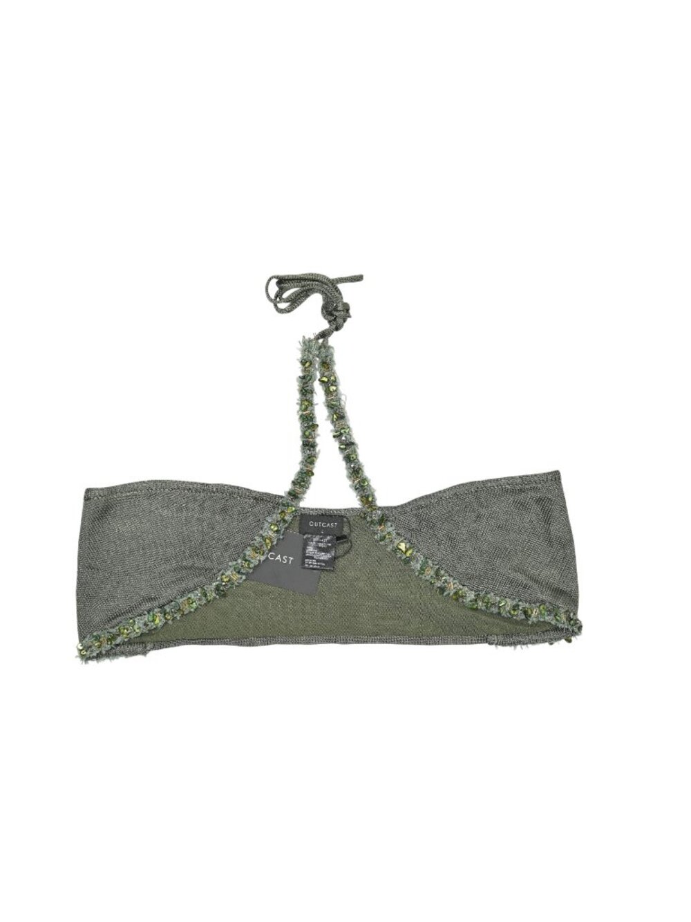 Outcast Rai Top in Forest Green